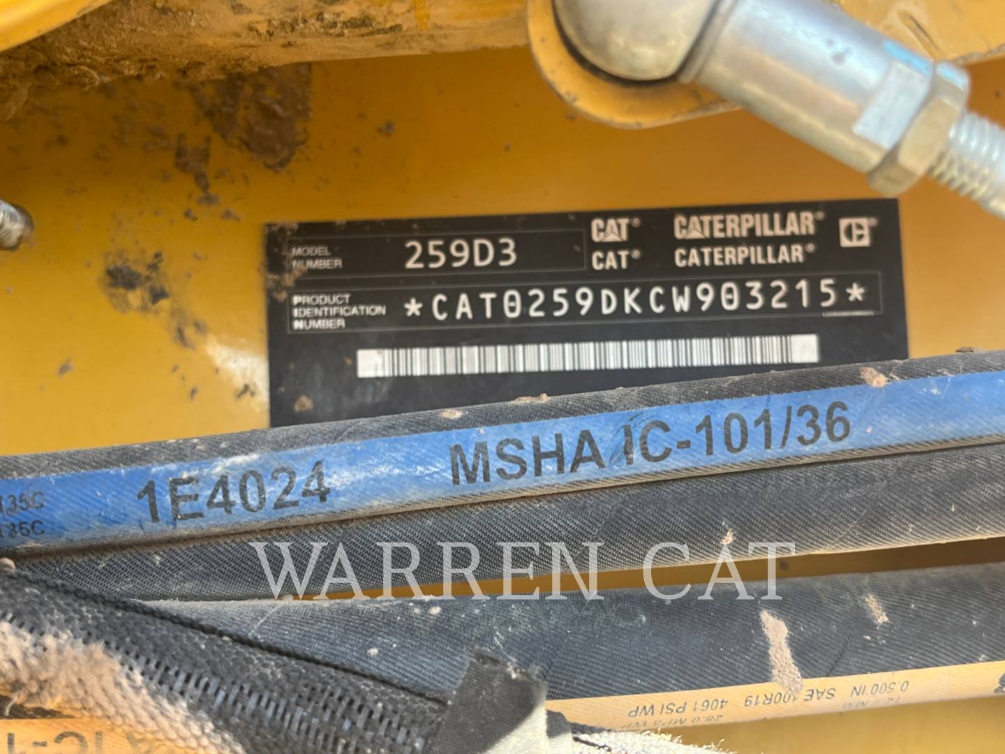 Caterpillar 259D3 C3H2, Track Loader, 3641 hours, S/N: CW903215, 2020 - Image 6
