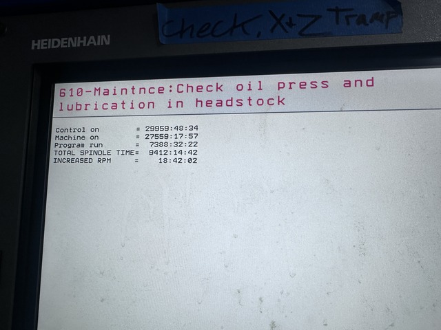 5.12" Tos #WHQ-13, horizontal boring mill, Heidenhain iTNC530 Control, 196.9" X, 118.1" Y, 86.6" Z, 98.4" x - Image 8