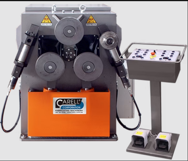 3" x 2-1/2" x 3/8" Carell #305HV, hydraulic pinch roll, 6.5 HP, new - Image 2