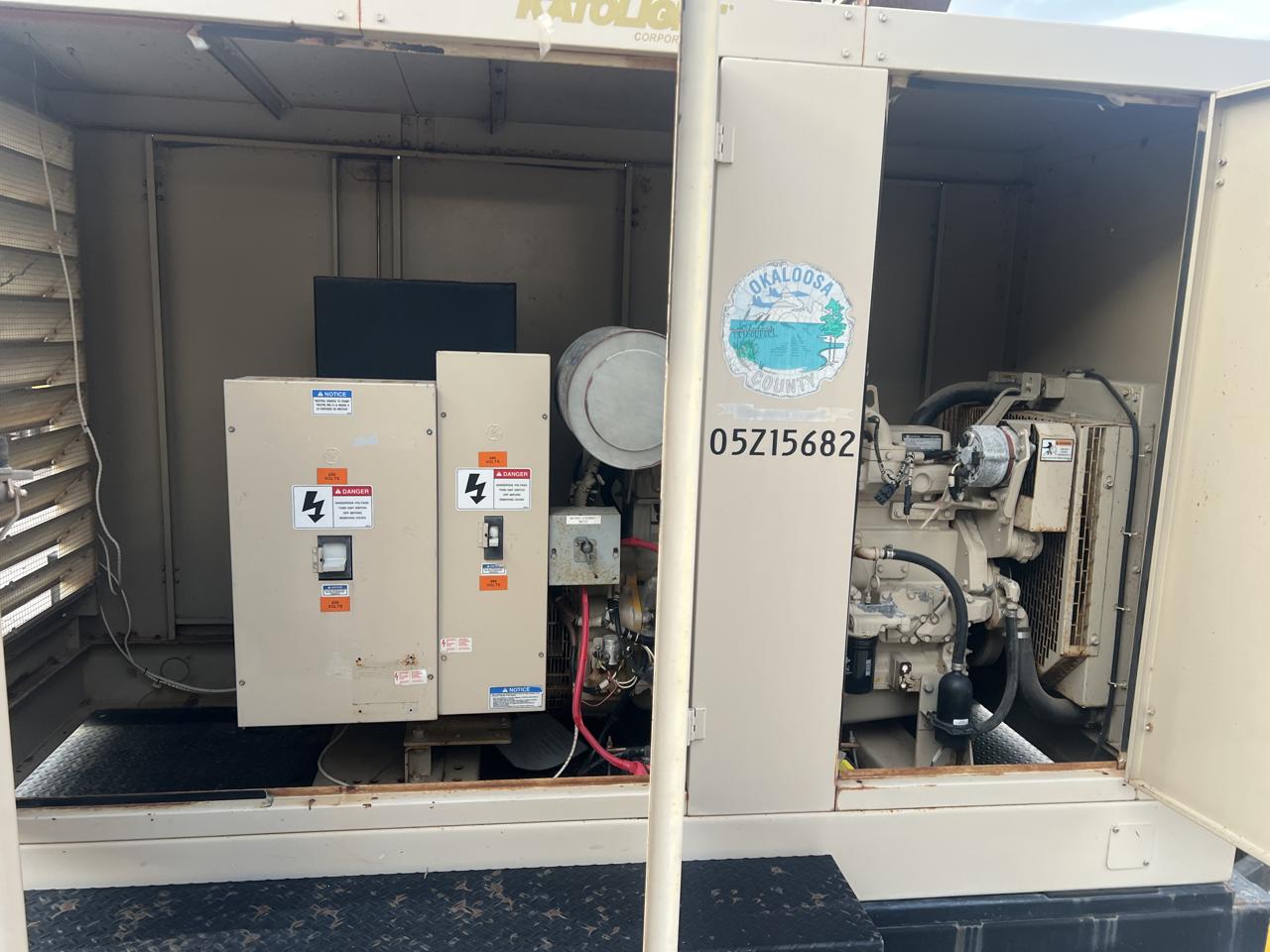 105 KW Katolite #D105F-J4T2, Portable Genset w/ Enclosure & Base Fuel Tank, 6.8 Liter John Deere Engine - Image 5