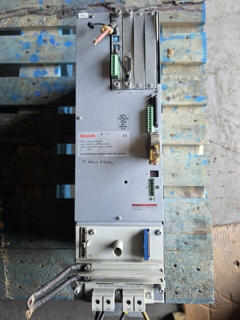 Rexroth #HDS04.2-W200N-HS32-01-FW, Servo Drive, 530-670 VDC Input, 500 VAC Output - Image 1