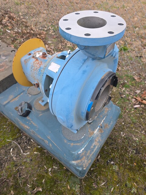 800 GPM @ 58' TDH, Goulds #3196, I-Frame Pump, CD4MCUN 68451 Casing, 4" x 6" -13" Size, 272.2 psi, 1134 RPM - Image 1