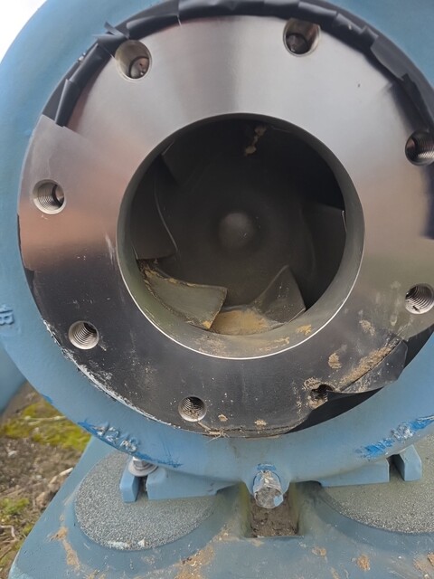 800 GPM @ 58' TDH, Goulds #3196, I-Frame Pump, CD4MCUN 68451 Casing, 4" x 6" -13" Size, 272.2 psi, 1134 RPM - Image 3