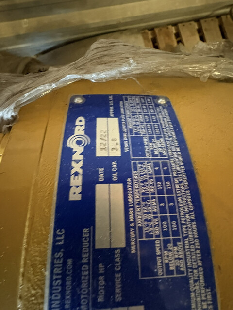1750 RPM, Rexnord #AAPA0004428X1XA, Planetgear 7000 Atlas Gear Reducer, 17.21:1 Ratio, 102 RPM Output - Image 1