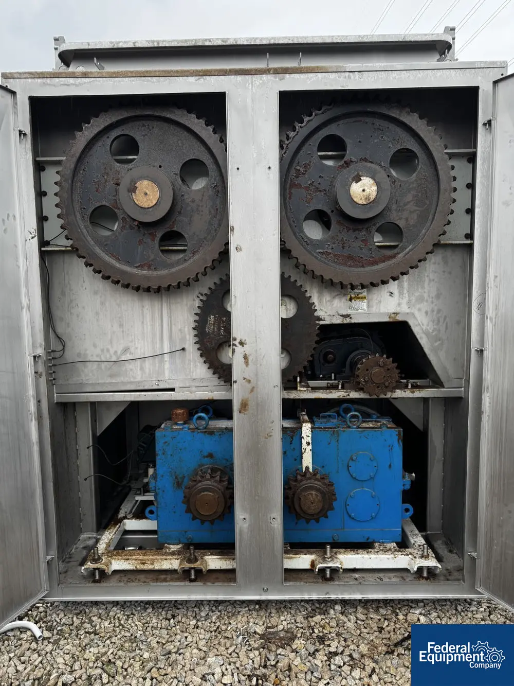 220 cu.ft. Weiler Provisur #M12900, Dual Shaft Paddle Mixer, Stainless Steel, 88" x 96" trough, 16" diameter - Image 6