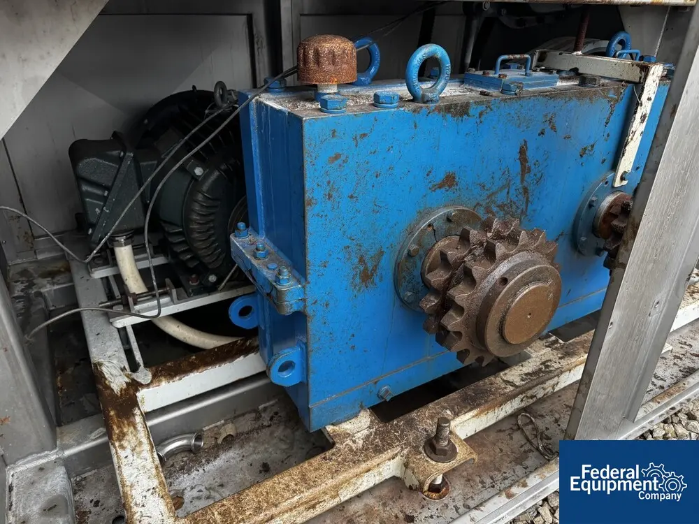 220 cu.ft. Weiler Provisur #M12900, Dual Shaft Paddle Mixer, Stainless Steel, 88" x 96" trough, 16" diameter - Image 8