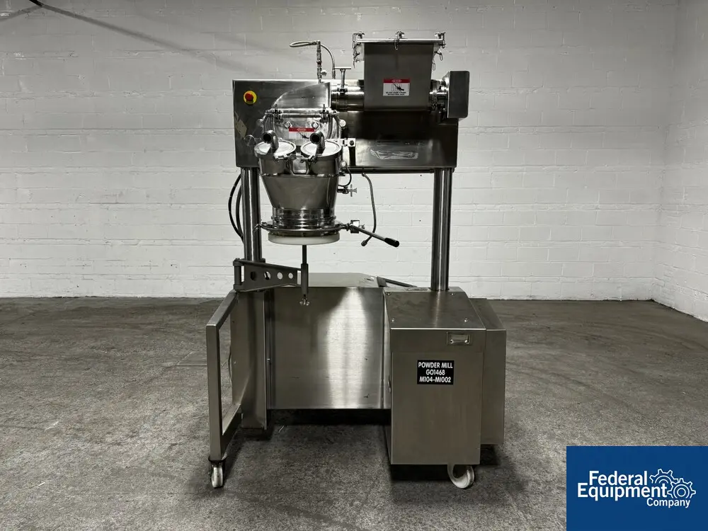 Fitzpatrick #D6A, Fitzmill, Stainless Steel, Screw Feed, 0.25/5 HP, on base - Image 1