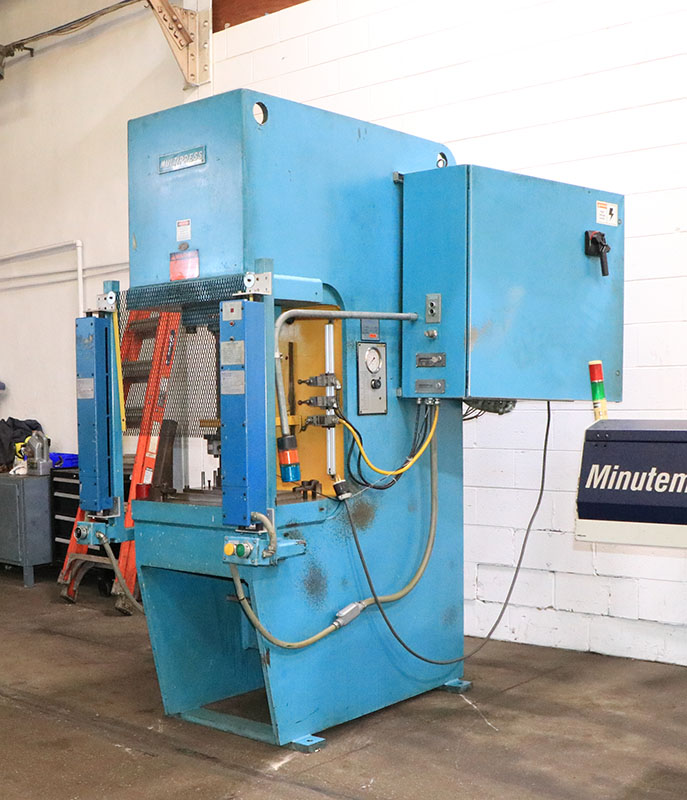50 Ton, Denison #FMS-50, Hydraulic C-Frame Press, 26" x 25" bed, 18" stroke, 26" daylight, 16" throat, 11" x - Image 2