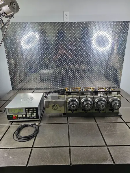 Haas #SHA5C4HD, CNC Indexer Single-Axis Rotary Unit, 5.87" center height, 5C collet, 60:1 gear ratio, 2.8" - Image 1