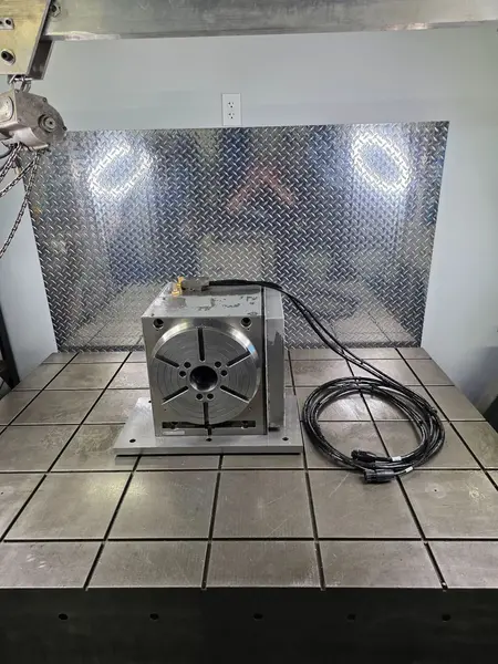 12.2" Haas #SHRT-310SPB, 4-Axis CNC Rotary Table, 9" center height, 100 psi brake torque, 72:1 gear ratio - Image 1