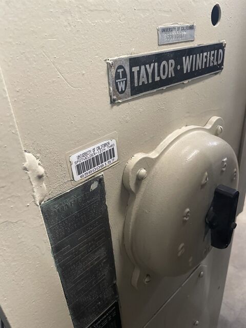 30 KVA Taylor-Winfield, Rocker Arm Type Spot Welder, 12" throat, 208 V., pedal - Image 7