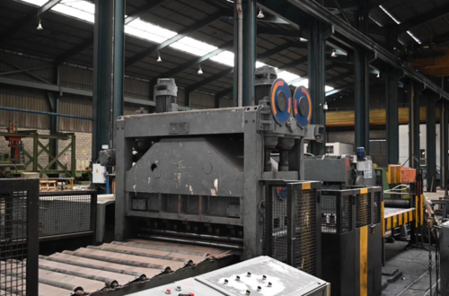 59" x 0.394" Fagor Arrasate, Cut-To-Length Line, 55000 lb., 82 FPM, 1975 - Image 1