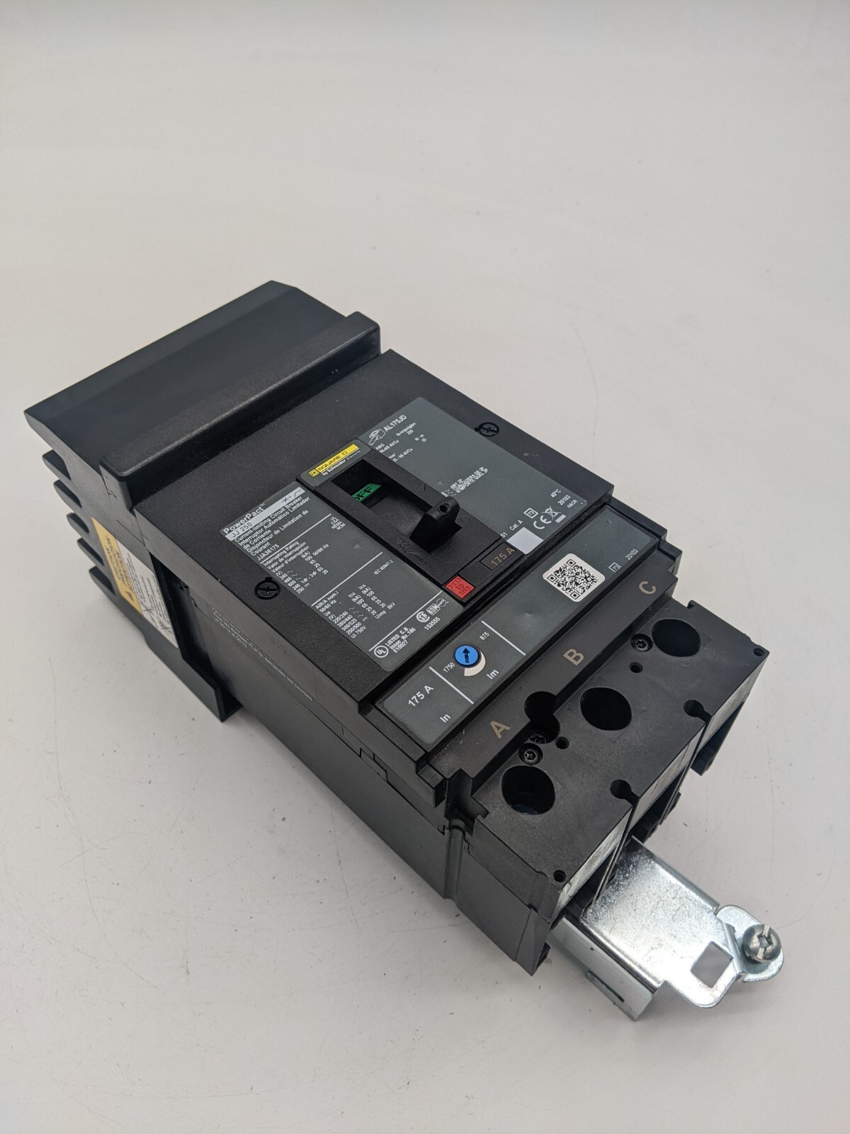 175 Amps, Square D #JJA36175, I-Line Circuit Breaker, 600 Volts, 3P, 3PH - Image 2