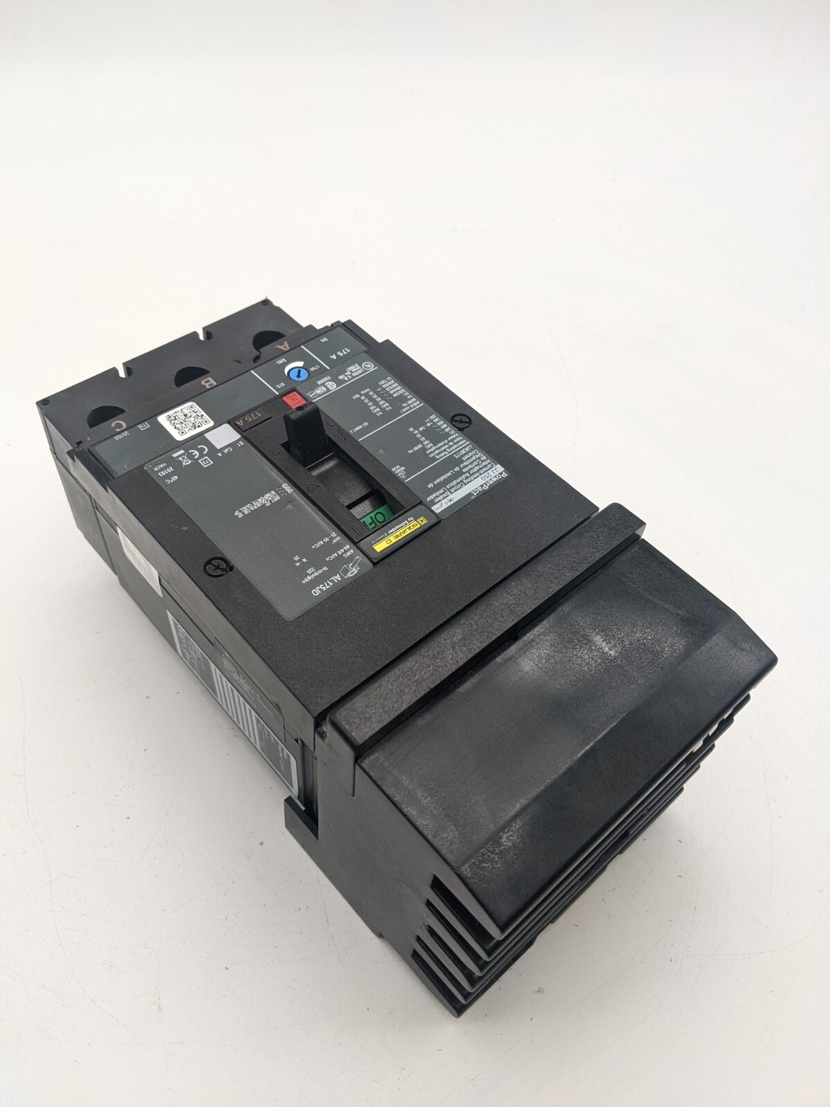 175 Amps, Square D #JJA36175, I-Line Circuit Breaker, 600 Volts, 3P, 3PH - Image 3