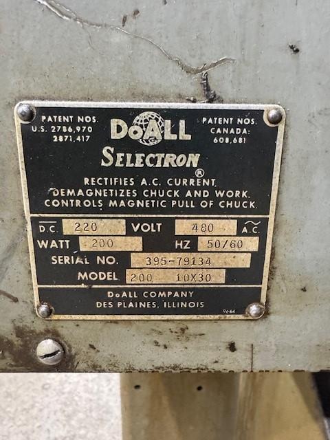 Doall #D1030-14, Surface Grinder, 14" x 1" x 3" wheel, 50 FPM, 5 HP, - Image 8