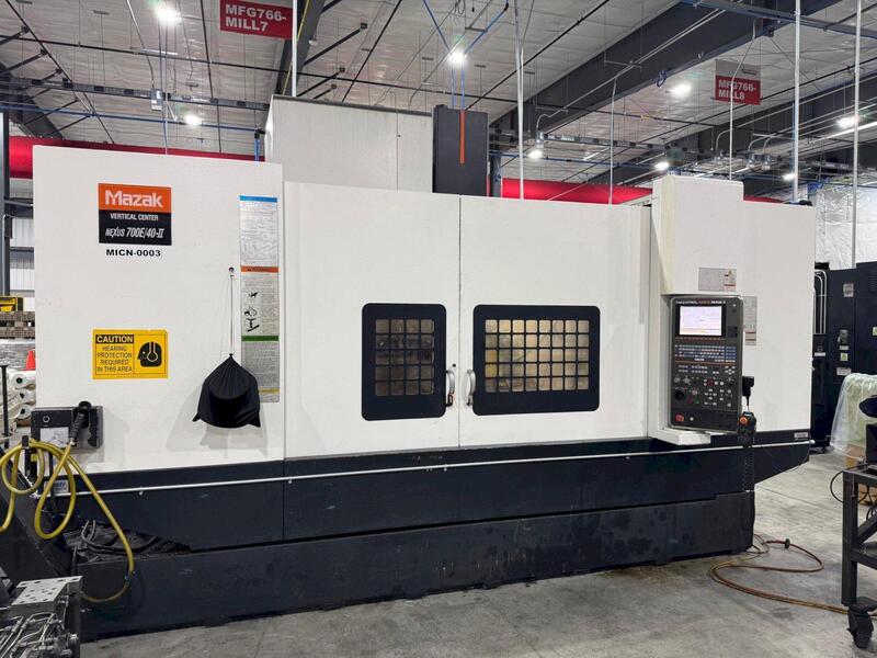 Mazak #VCN-700E/40-II, vertical machining center, 80" X, 27.6" Y, 28.3" Z, 12000 RPM, 48 automatic tool - Image 1