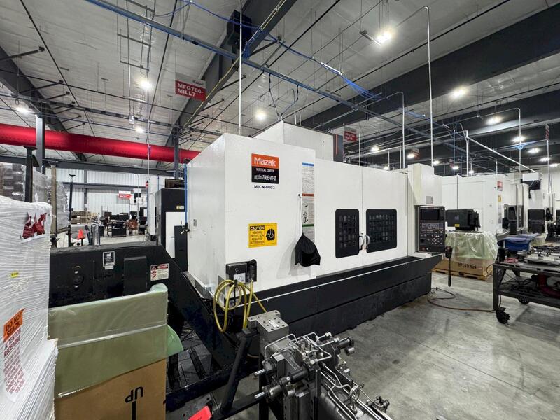 Mazak #VCN-700E/40-II, vertical machining center, 80" X, 27.6" Y, 28.3" Z, 12000 RPM, 48 automatic tool - Image 2