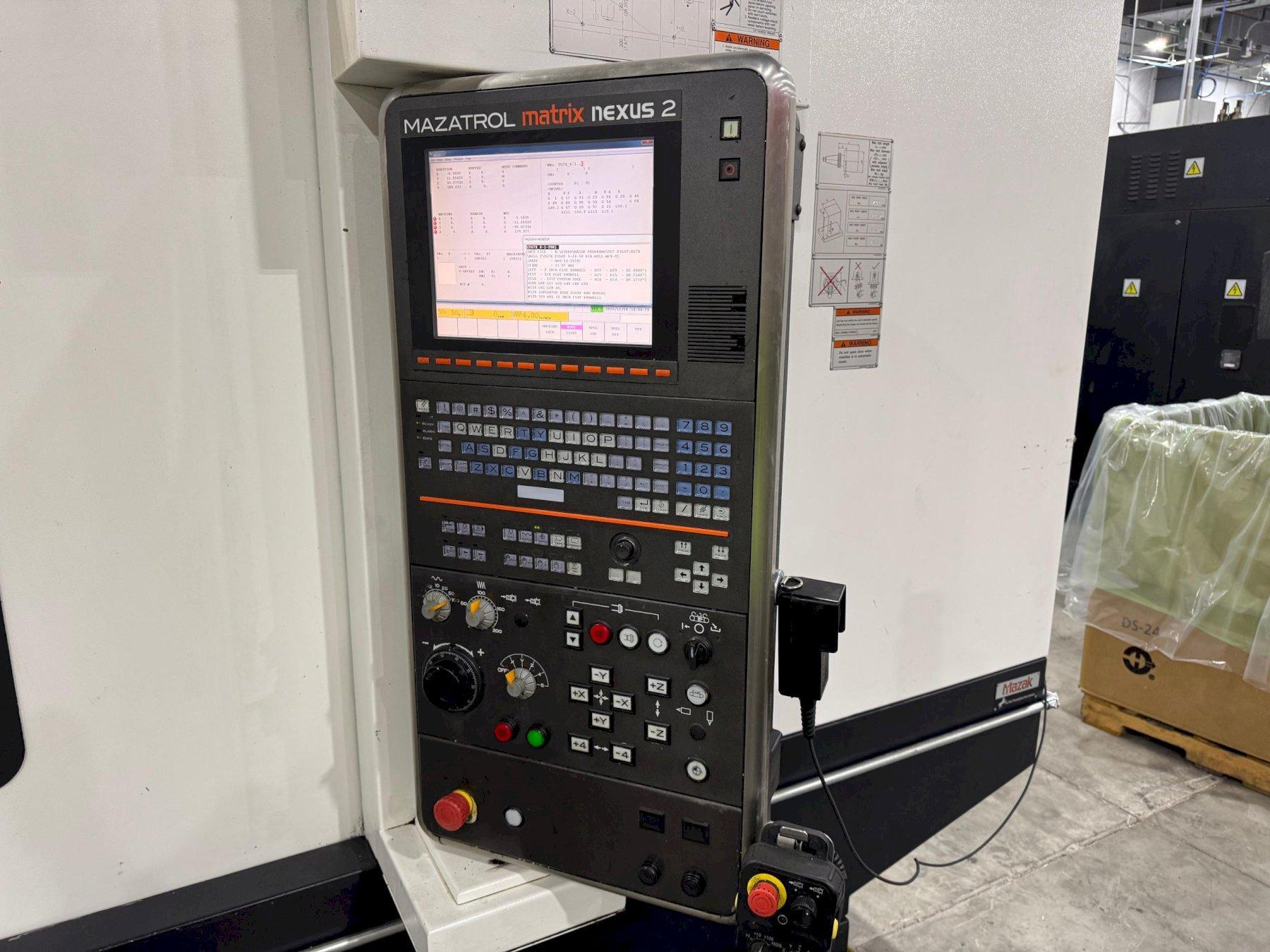 Mazak #VCN-700E/40-II, vertical machining center, 80" X, 27.6" Y, 28.3" Z, 12000 RPM, 48 automatic tool - Image 7