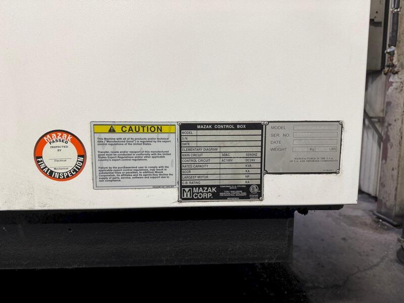 Mazak #VCN-700E/40-II, vertical machining center, 80" X, 27.6" Y, 28.3" Z, 12000 RPM, 48 automatic tool - Image 5