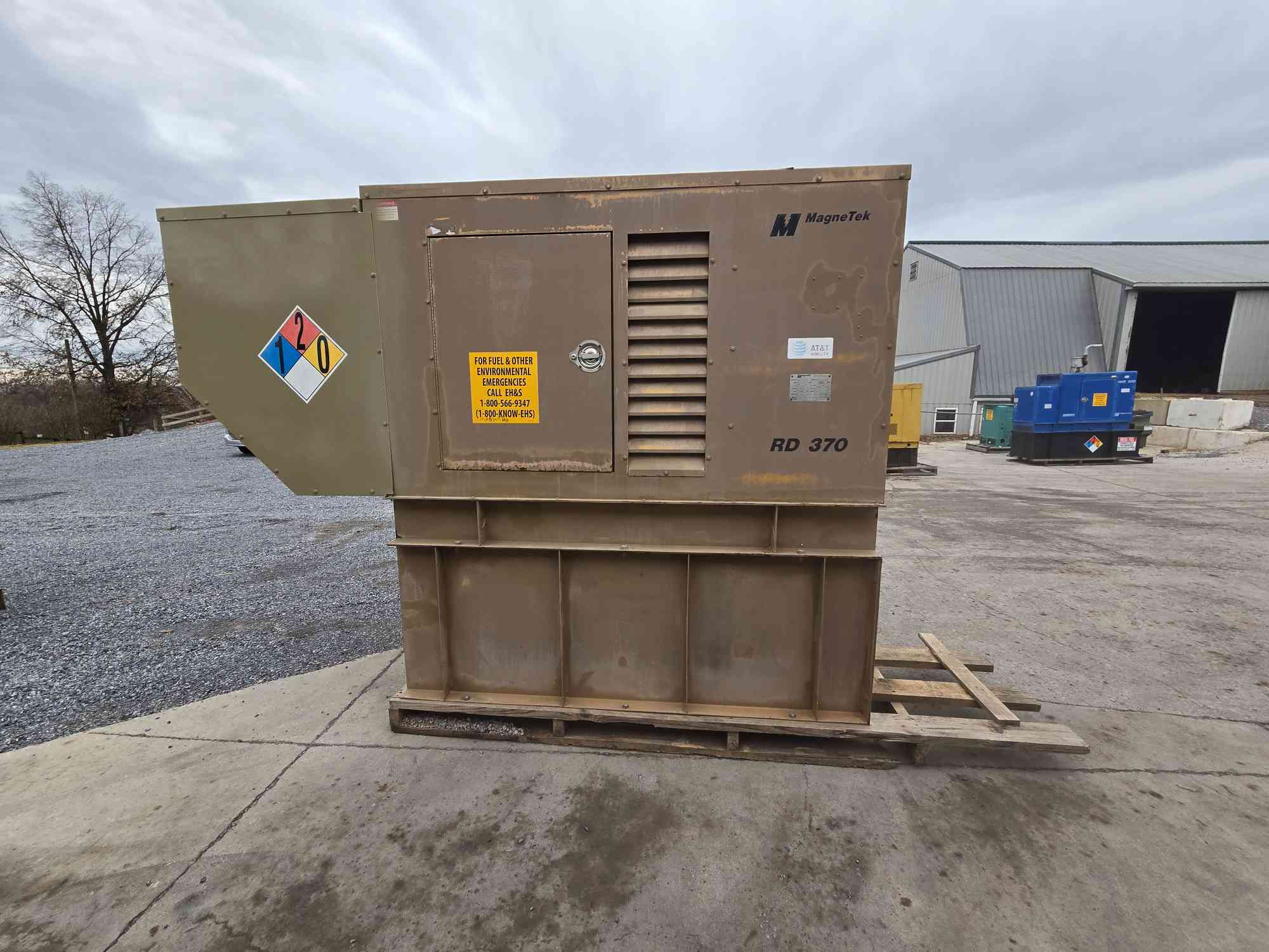 30 KW Magnetek Perkins #RD370, Diesel Generator, 1 & 3PH, 1115 Hrs, 1998 - Image 1