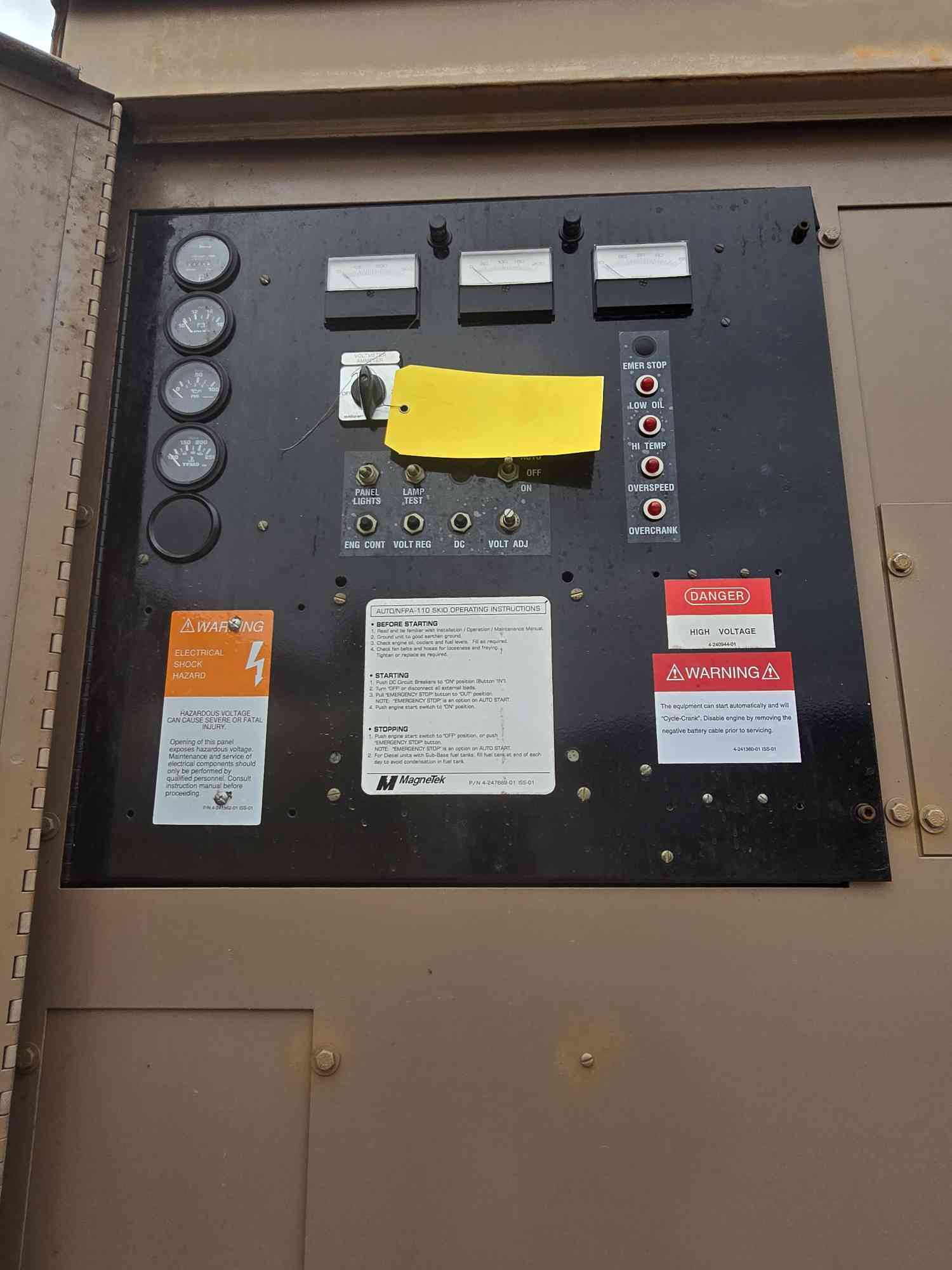 30 KW Magnetek Perkins #RD370, Diesel Generator, 1 & 3PH, 1115 Hrs, 1998 - Image 6