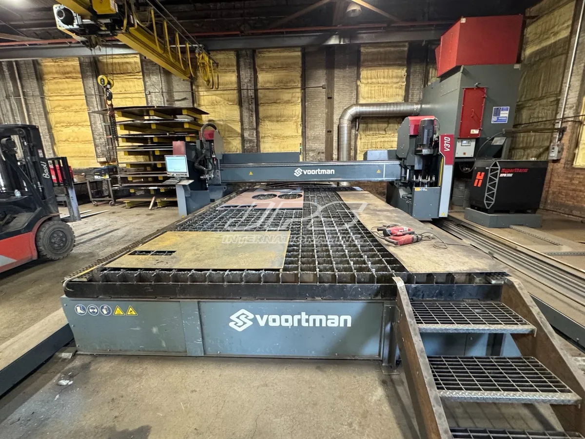 Voortman #V310, Gantry Plate Machine, 10' x 20' capacity, 8" material thickness, 300 amps, SigmaNest Techno - Image 2