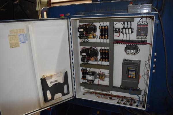 40000 lb. Pandjiris #400-12-VPL, Gear Elevated Welding Positioner, 84" x 84" table, 10 HP, 460 Volt - Image 2