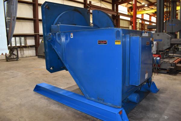 40000 lb. Pandjiris #400-12-VPL, Gear Elevated Welding Positioner, 84" x 84" table, 10 HP, 460 Volt - Image 3