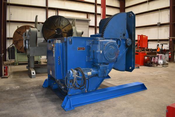40000 lb. Pandjiris #400-12-VPL, Gear Elevated Welding Positioner, 84" x 84" table, 10 HP, 460 Volt - Image 4