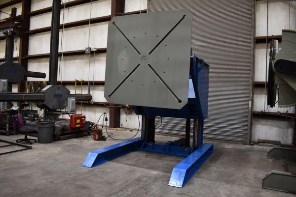 40000 lb. Pandjiris #400-12-VPL, Gear Elevated Welding Positioner, 84" x 84" table, 10 HP, 460 Volt - Image 6