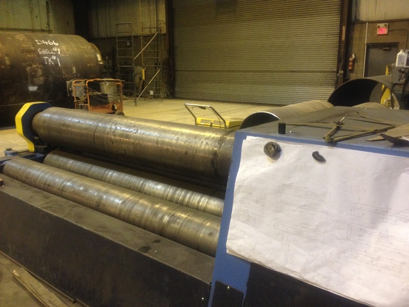 10' x 1.575" M.G. #MH-340, 4 roll double initial pinch hyd.plate bending machine, 2012 - Image 2