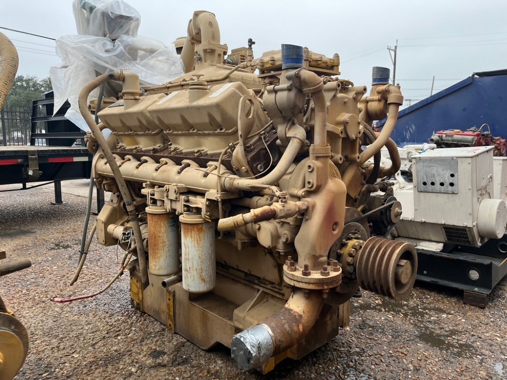 637 HP @ 1800 RPM, Caterpillar #G3412C LE, used rebuildable core - 3 available - Image 2
