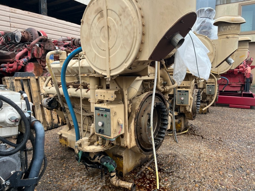 637 HP @ 1800 RPM, Caterpillar #G3412C LE, used rebuildable core - 3 available - Image 3