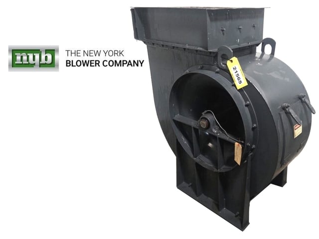 New York Blower #Acoustafoil fan with discharge damper, size 22 II, new surplus - Image 1