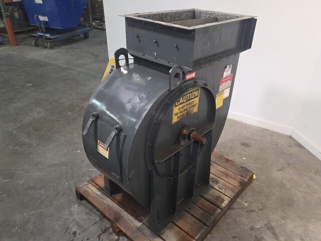 New York Blower #Acoustafoil fan with discharge damper, size 22 II, new surplus - Image 6