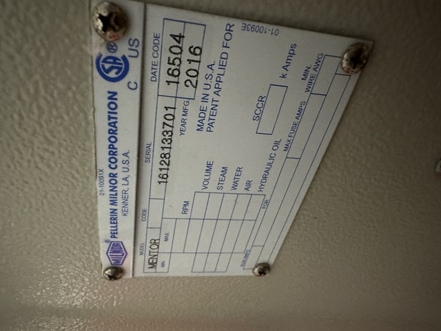150 Lb. Milnor #76039L3F, Pulseflow CBW, 6-Module, 30/115 psi Steam, 5/75 psi Water, 85/110 psi Air, 208 V - Image 2