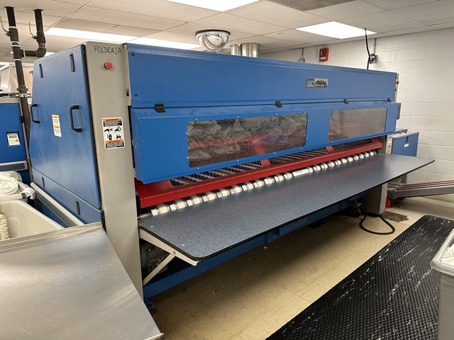 Chicago Dryer #S-16-2000, Folder w/Stacker, Left-Hand Discharge, 120" Width, 2.3 HP, 208 V, 2009 - Image 1