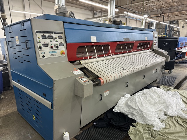 32" x 136" Chicago Dryer #Imperial-232-136, Gas Ironer, Two-Roll, 8 HP, 480 V, 2012 - Image 4