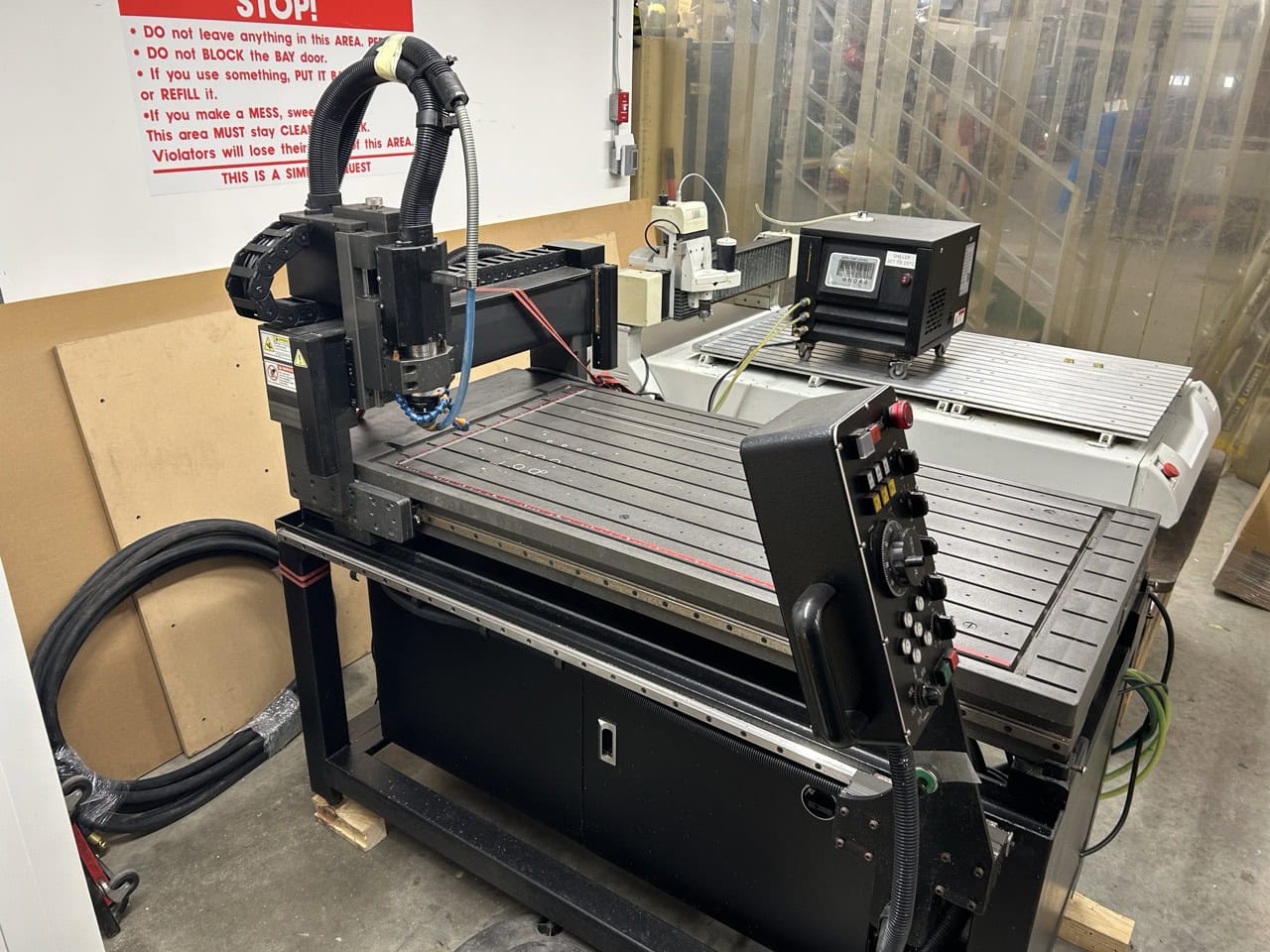 Quest #F24, 3-Axis CNC HS Dynamics Laser Engraver, 24" x 48" work area, 1200 watt - Image 7