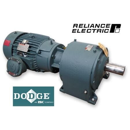 10 HP 155 RPM Dodge APG gearmotor, explosion proof, 11.4:1 ratio, 230/460 Volts, unused - Image 1