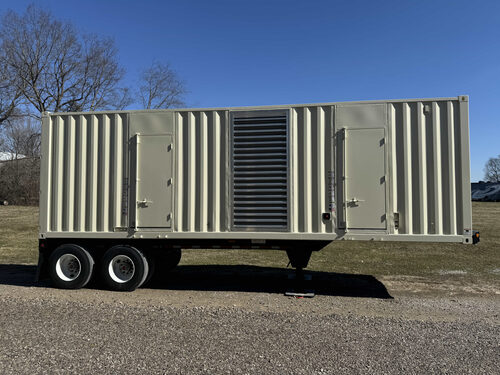 1000 KW Caterpillar #C32, portable diesel generator set, 480 Volts, 1118 hours, 1250 gal fuel tank, 2007 - Image 1