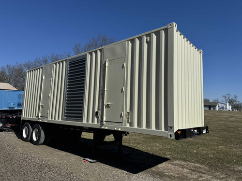 1000 KW Caterpillar #C32, portable diesel generator set, 480 Volts, 1118 hours, 1250 gal fuel tank, 2007 - Image 3