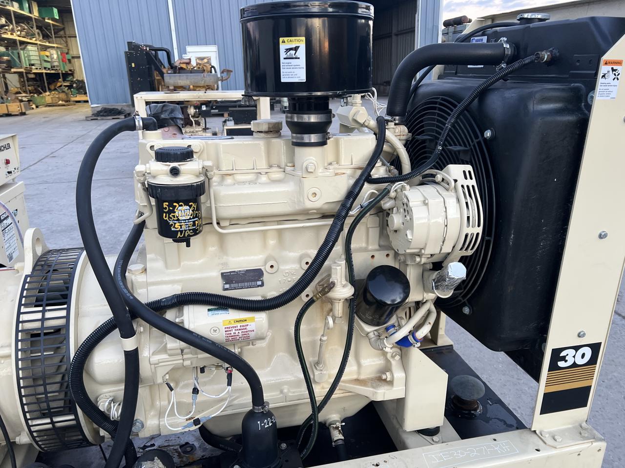 30 KW Kohler #30ROZJ, Diesel Generator, Base Fuel Tank, 3.9 Liter John Deere Engine, 120/208 Volts, 1/3 - Image 6