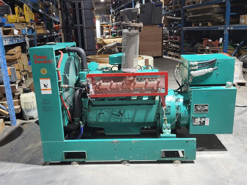 30 KW Cummins #30.0DLC-9XR/27826A, Diesel Generator Set, 1800 RPM, 600/347 Volts, 3PH, 40 HP engine, 544 hours - Image 1