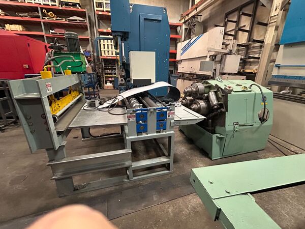 51" x 22" gauge Cut to Length Line, 5 slit head, decoilers, 220 V., 3ph - Image 7