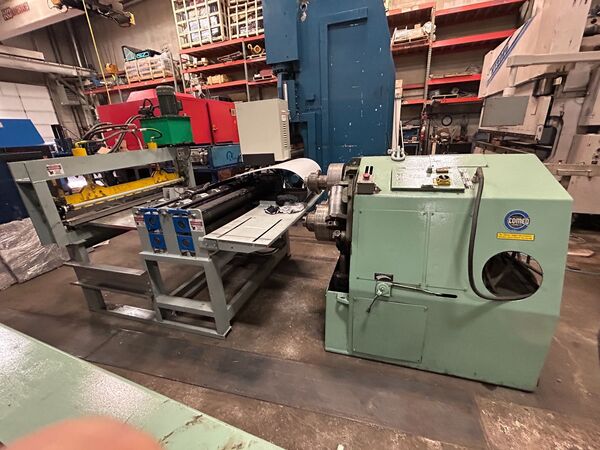 51" x 22" gauge Cut to Length Line, 5 slit head, decoilers, 220 V., 3ph - Image 8