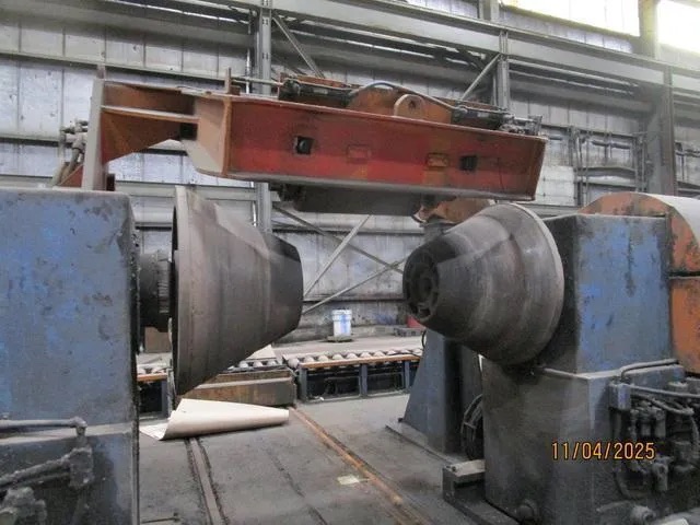 72" x .25" Bradbury, Entry Line, 80000 lb., conveyor, car, uncoiler, water cooled - Image 1