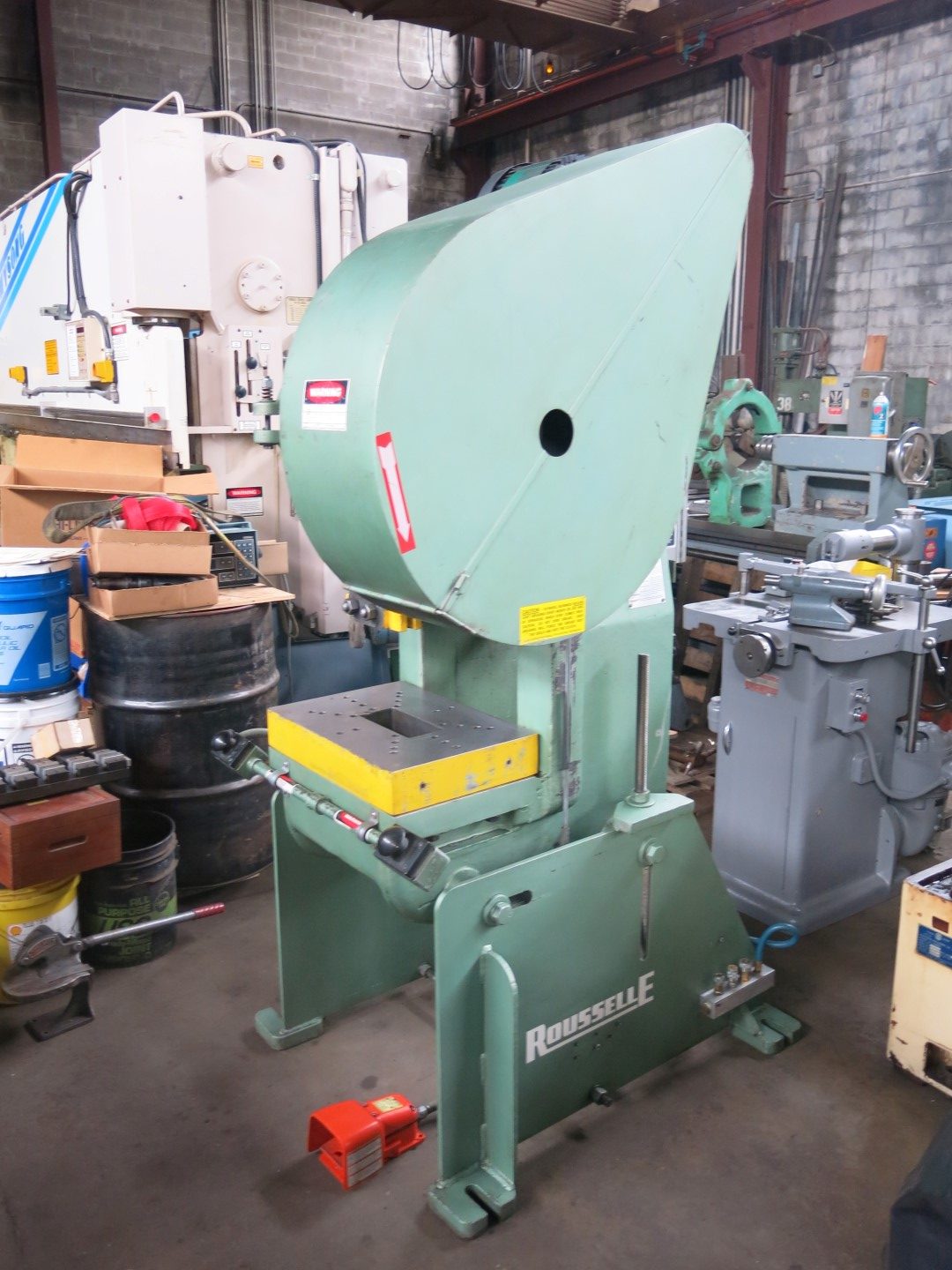 25 Ton, Rousselle Heim #3, Punch Press, 2" stroke, 135 SPM, 10-3/4" Shut Height, 2" adj. - Image 1