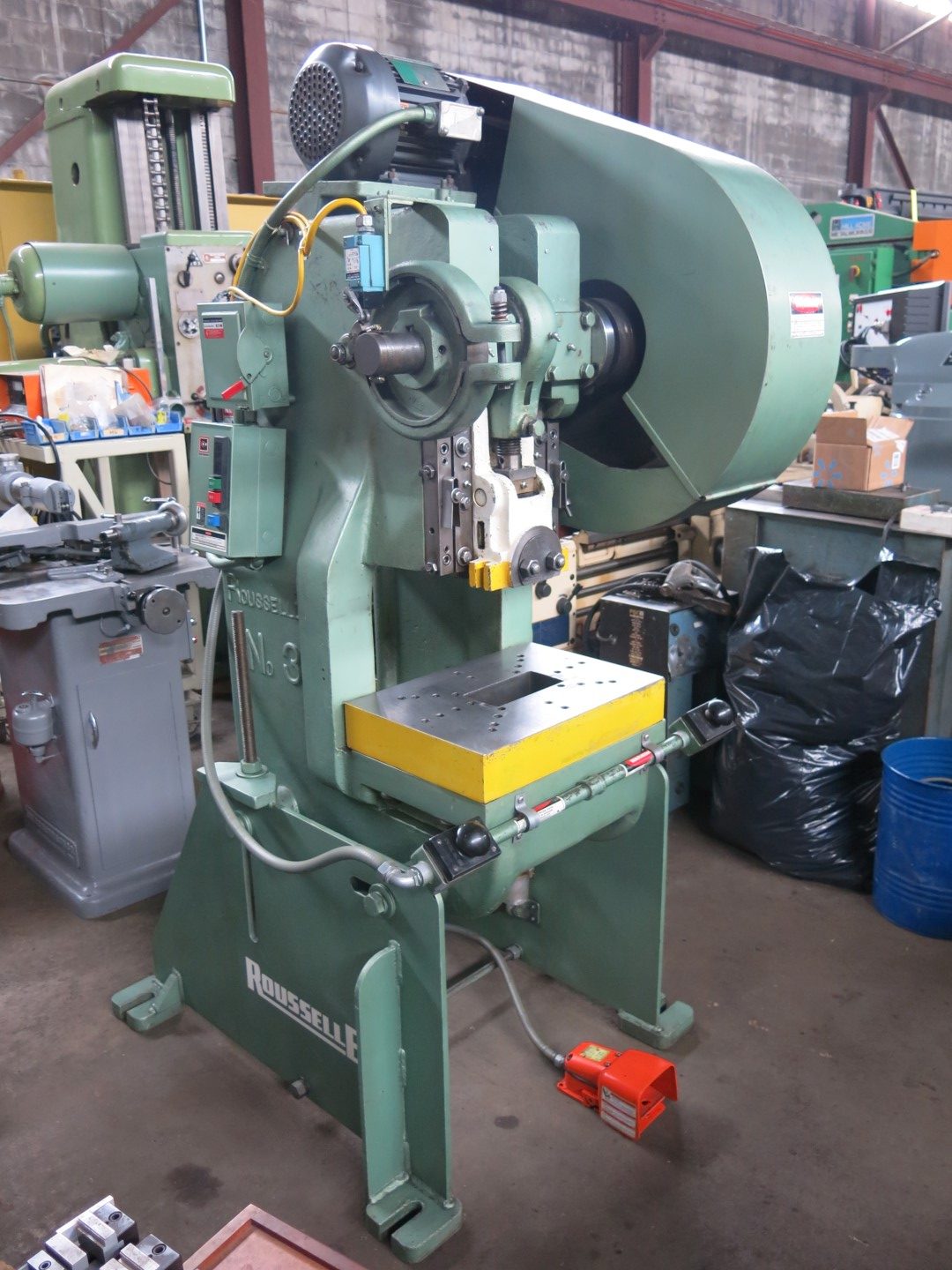 25 Ton, Rousselle Heim #3, Punch Press, 2" stroke, 135 SPM, 10-3/4" Shut Height, 2" adj. - Image 2