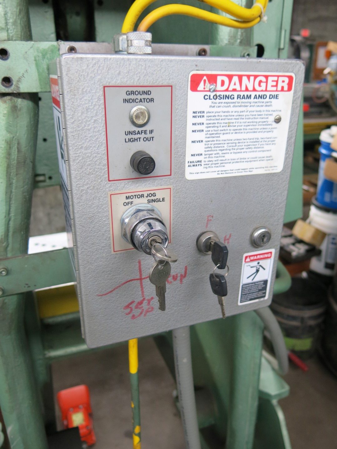 25 Ton, Rousselle Heim #3, Punch Press, 2" stroke, 135 SPM, 10-3/4" Shut Height, 2" adj. - Image 4